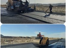 اجرای عملیات آسفالت مکانیزه خیابان سیمرغ با مساحت تقریبی ۹۰۰۰ مترمربع