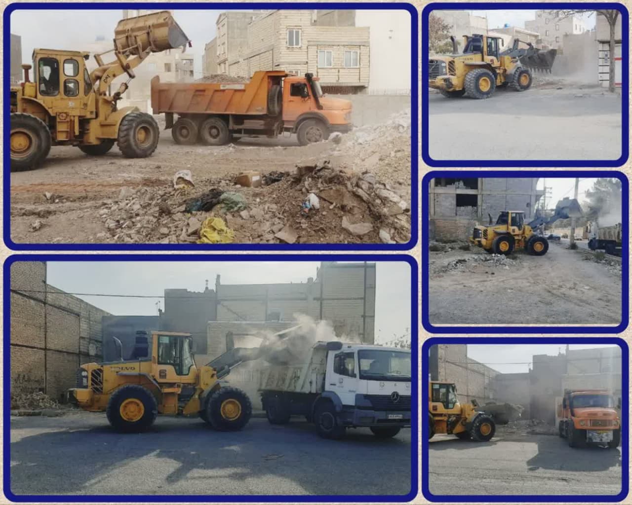  شهرداری همچنان در حال پاکسازی شهر از نخاله/ استمرار نخاله برداری با قدرت بیشتر