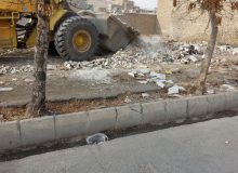 طرح جمع آوری و پاکسازی نخاله ها ساختمانی خیابان های منتهی به آرمستان حسین رضا ، فکوری ،شهرک برق درسطح ناحیه ۲ شهرداری ورامین