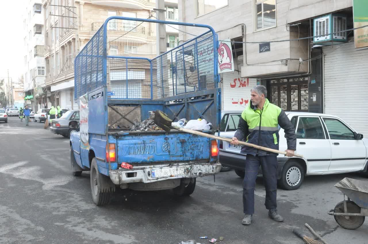ادامه طرح جهادی نظافت و پاکسازی محلات منطقه ۲ شهرقدس