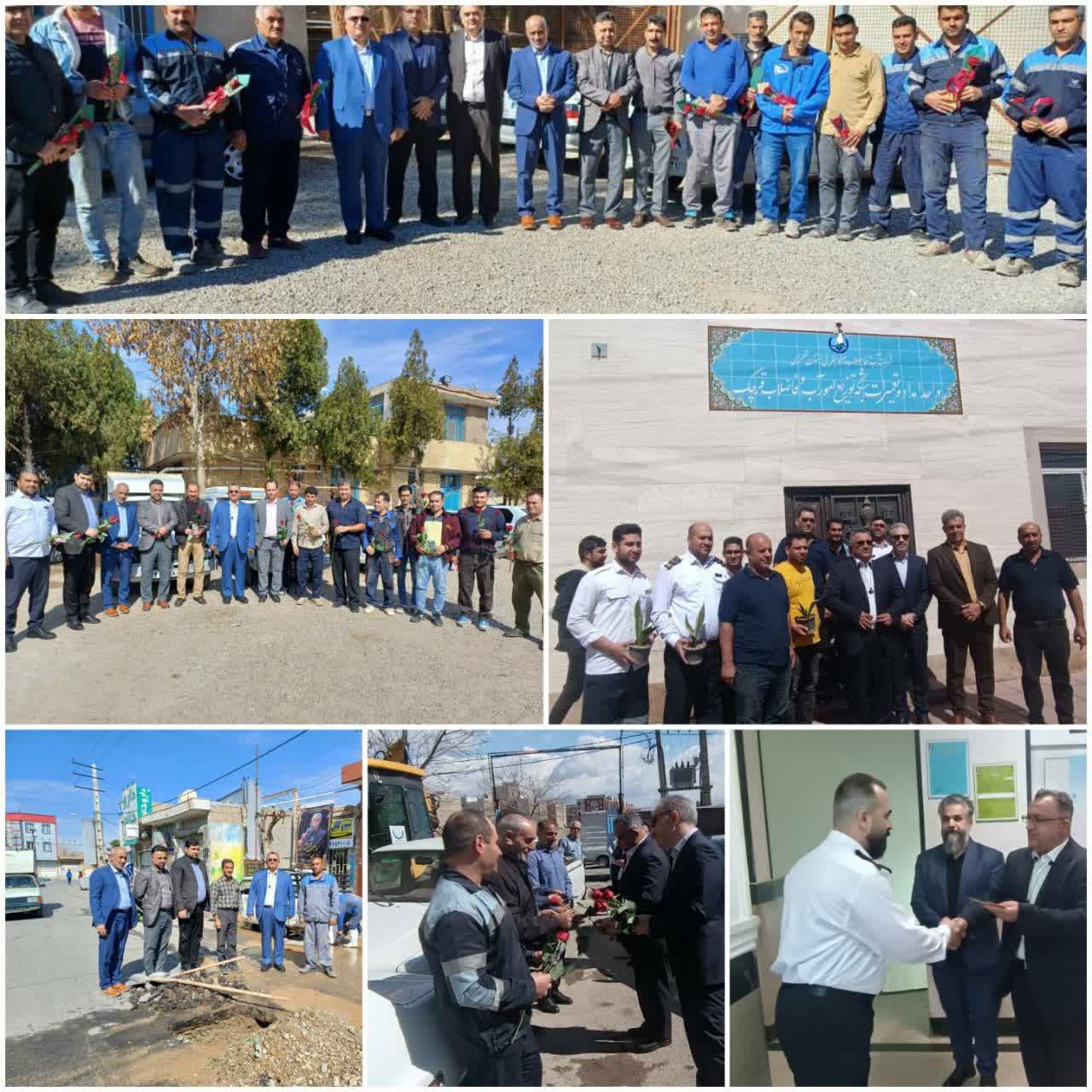 تبریک و دیدار نوروزی مدیرعامل آبفای جنوب شرقی