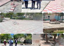 آغاز عملیات کفپوش و جدول گذاری معابر شهر پرند // محوطه سازی مقابل مدرسه شهید فهمیده پرند اجرا شد