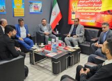 استقبال بی نظیر از غرفه شرکت فولاد اکسین خوزستان