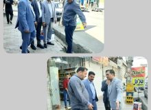 ✅بازدید میدانی مدیریت شهری باغستان از محله نصیرآباد