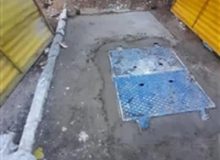 ساخت و نصب اتاقچه کنتور مغناطیسی در خیابان مخصوص آبفای منطقه 5