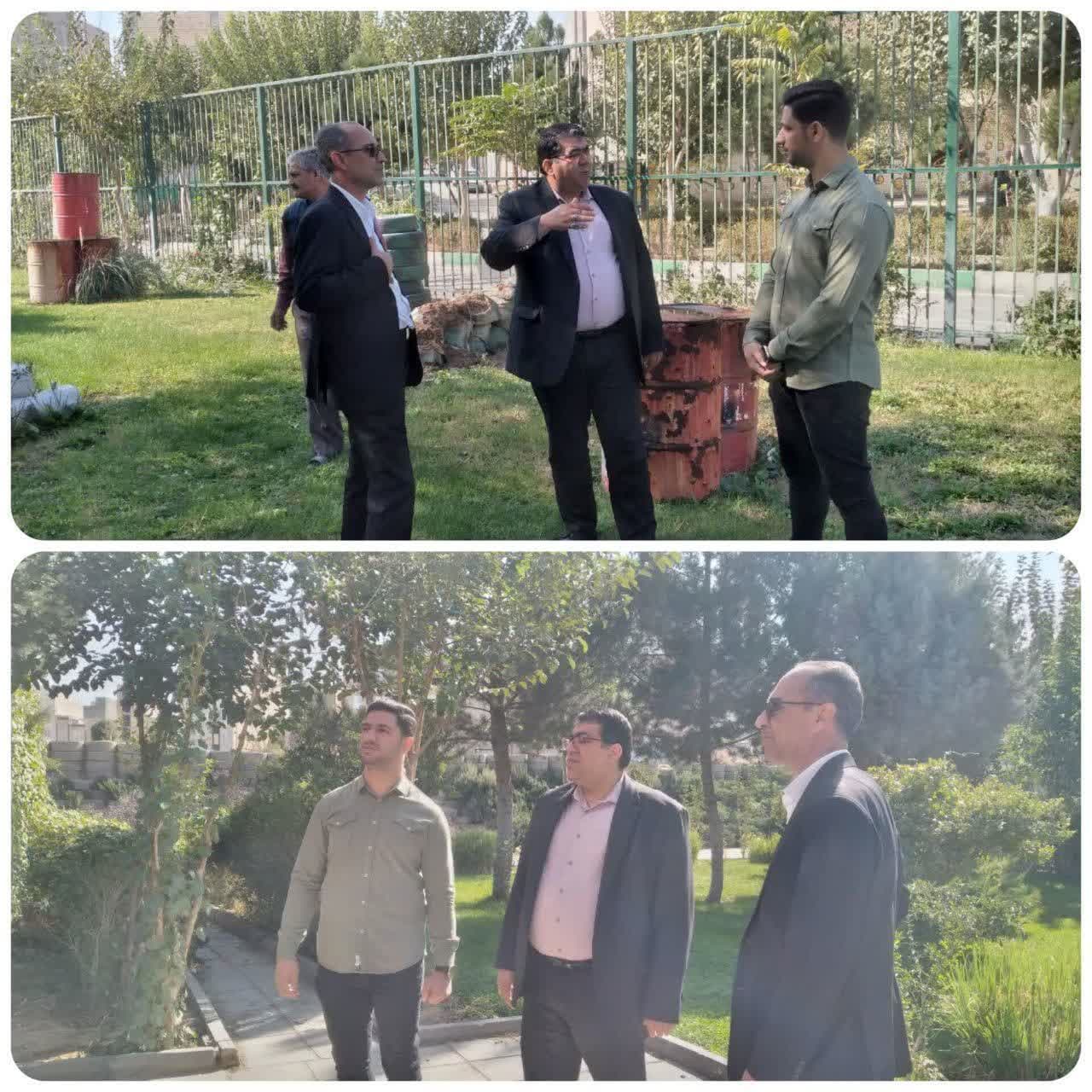 بازدید شهردار صالحیه از زمین پینت بال شهید محسن حججی/ این زمین بزودی آماده استفاده علاقه مندان به ورزش مهیج پینت بال خواهد شد