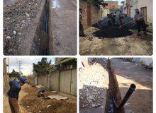 اجرای۹۶ درصدی طرح جمع آوری فاضلاب در کوی شهید غفاری ساری