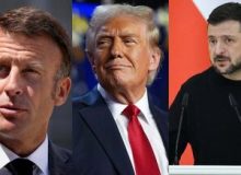 ماکرون و زلنسکی چشم‌ به راه ترامپ در پاریس