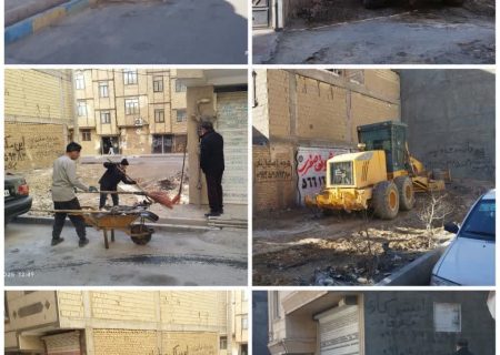 پاکسازی خیابان الغدیر شرقی از نخاله در طرح محله به محله شهرداری نصیرشهر
