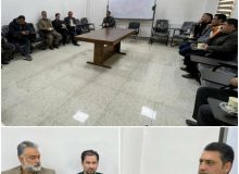 با حضور مسئولین شهرستان ورامین جلسه رفع موانع اجرای خط انتقال چاه های خیرآباد برگزار شد
