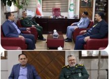 دیدار فرمانده سپاه ناحیه مقاومت بسیج امیرالمومنین(ع)شهرستان شهریار با شهردار باغستان
