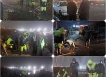 تلاش شبانه روزی شهرداری پرند برای جلوگیری از آبگرفتگی معابر