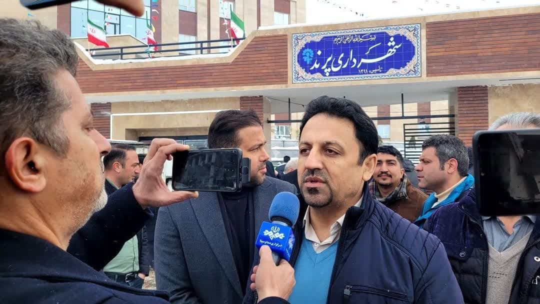 ساختمان جدید شهرداری پرند افتتاح شد