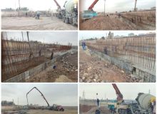 پیشرفت گام به گام مسیر اتصال پنج پل به بلوار دانشجو / انجام عملیات بتن ریزی فنداسیون دیوارهای پروژه اتصال خیابان آزادگان به بلوار دانشجو