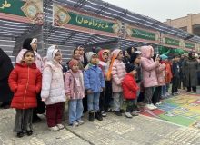 برپایی غرفه‌های مردمی فرهنگی ، پذیرایی همزمان با ولادت حضرت مهدی (عج) در شهر اندیشه
