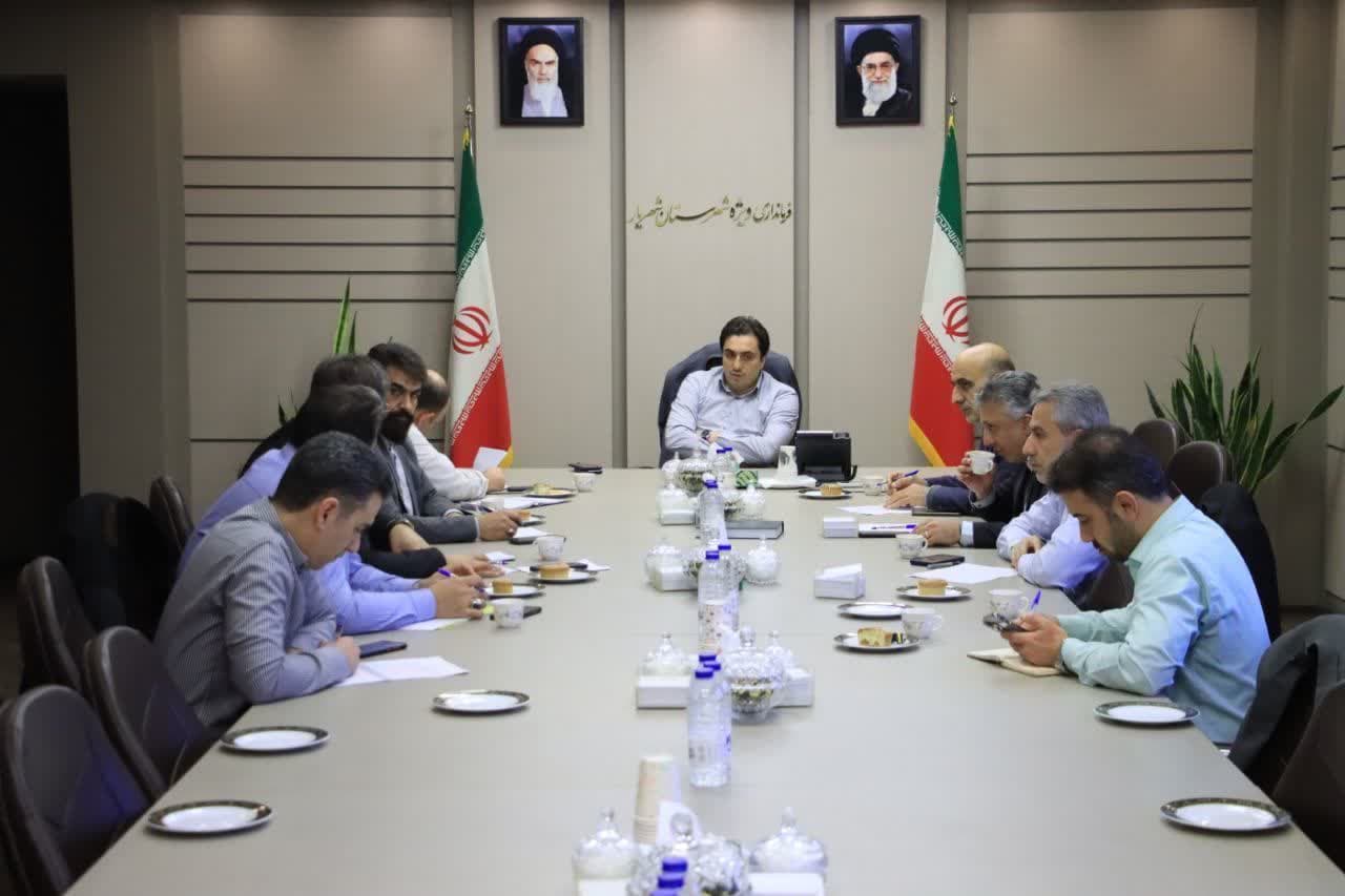 برگزاری جلسه شورای معاونین فرمانداری ویژه شهرستان شهریار