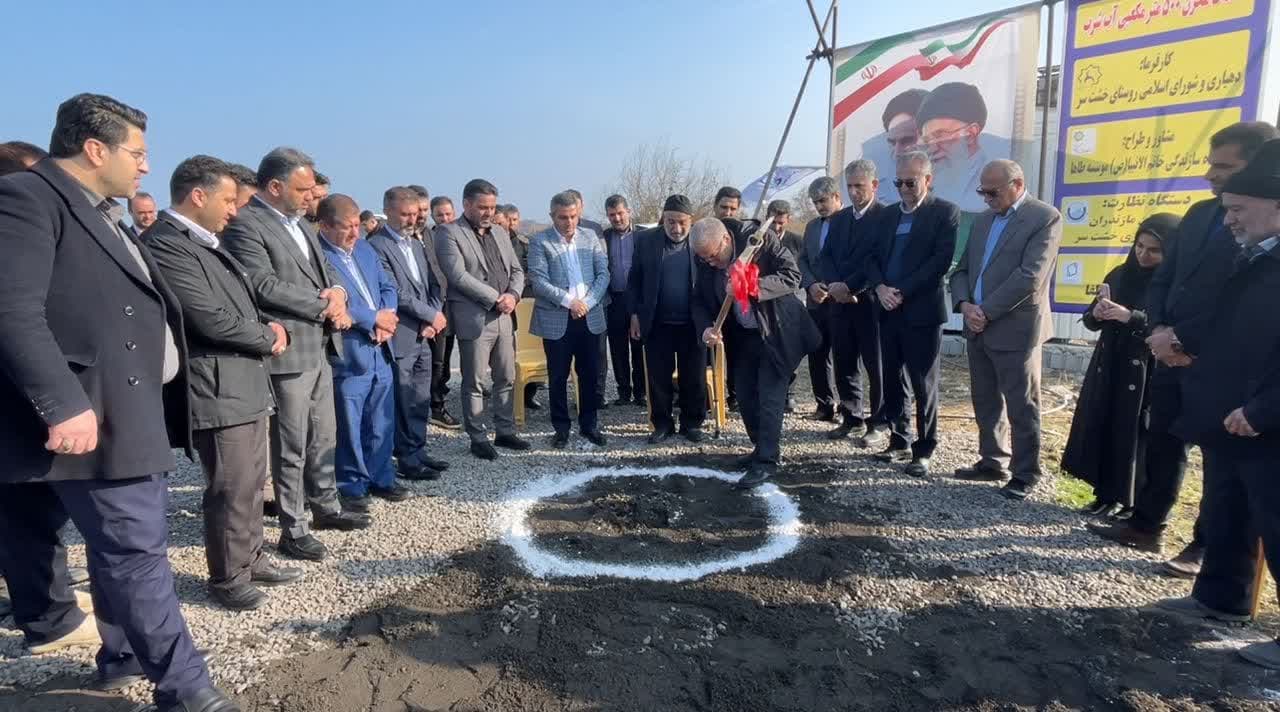 آغاز عملیات اجرایی احداث مخزن ذخیره در روستای خشت سر محمودآباد و بهره برداری از طرح آبرسانی در روستای وازک نور