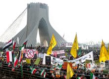 راهپیمایان ۲۲ بهمن: مذاکره با دولت مستکبر آمریکا را عاقلانه و شرافتمندانه نمی‌دانیم