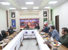 دیدار مدیران نفت و گاز مارون با فرمانده مرکز بسیج شهید تندگویان