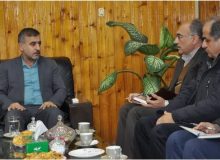 دیدار رئیس مرکز تحقیقات کشاورزی و منابع طبیعی و هئیت همراه با سرپرست اداره‌کل منابع طبیعی و آبخیزداری مازندران-ساری