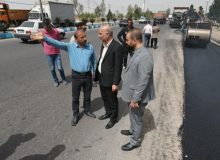 تکمیل یک حلقه کلیدی در رینگ ترافیکی نسیم‌شهر | نظارت میدانی شهردار بر فاز نهایی دوربرگردان پروانه‌ای