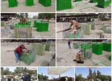 مخازن مکانیزه حمل زباله توسط شهرداری رامهرمز تعمیر و بازسازی می شوند