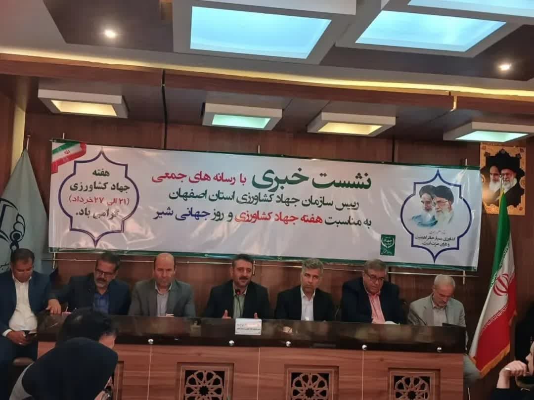 بااعتباری بالغ بر1172 میلیارد تومان پروژه های جهاد کشاورزی اصفهان افتتاح میشود
