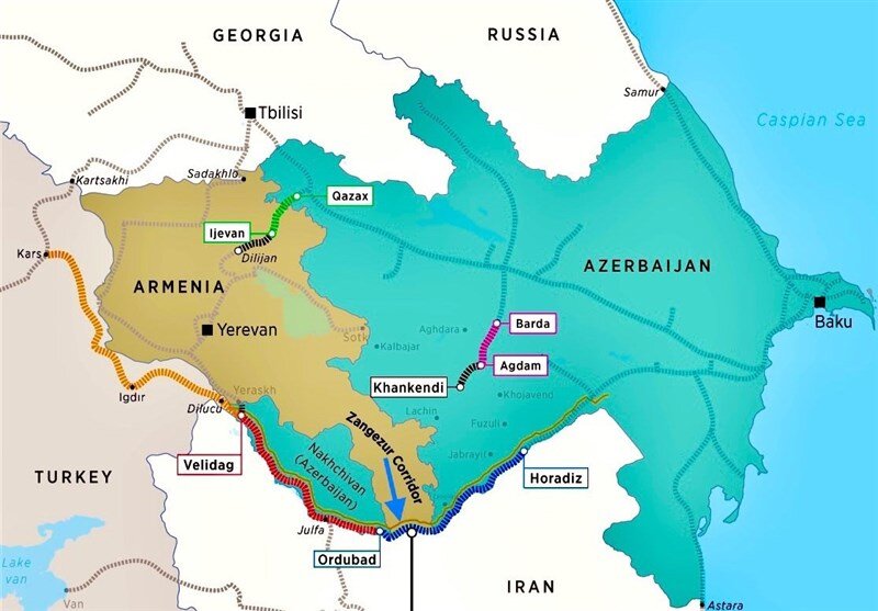 پیام تهران به همه طرف‌های درگیر در قفقاز روشن است/ ایران مخالف کریدور نیست؛ مخالف تغییر ژئوپلیتیک منطقه است