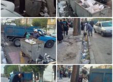 تلاش شبانه‌روزی خدمات شهری رباط کریم در ایام عزاداری امام حسین(ع)