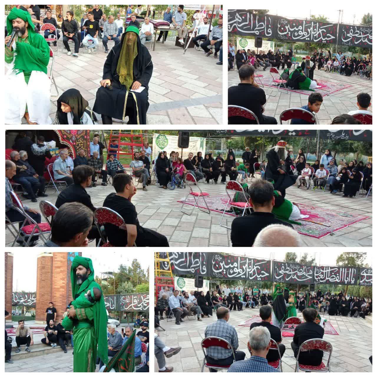🔴 بازتاب حماسه در صحنه تعزیه؛ نسیم‌شهر در سوگ سیدالشهدا و علی‌اصغر (ع)