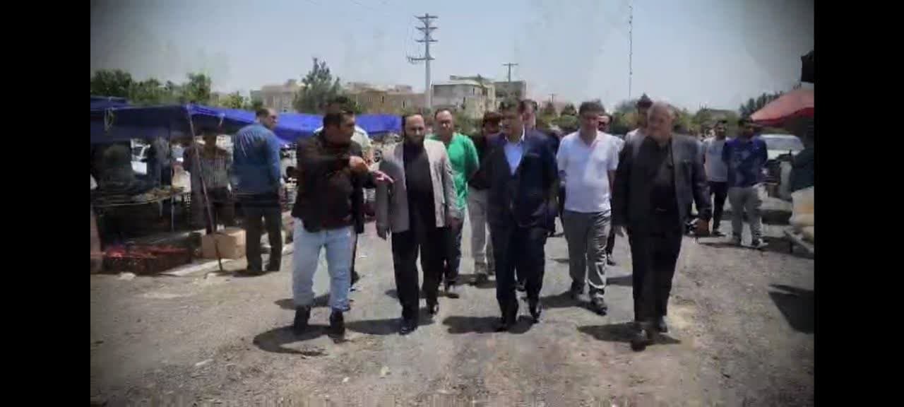 🎥 بازدید شهردار ملارد از محل ساماندهی دست‌فروشان و وانت‌بارها در بلوار شهید جمور
