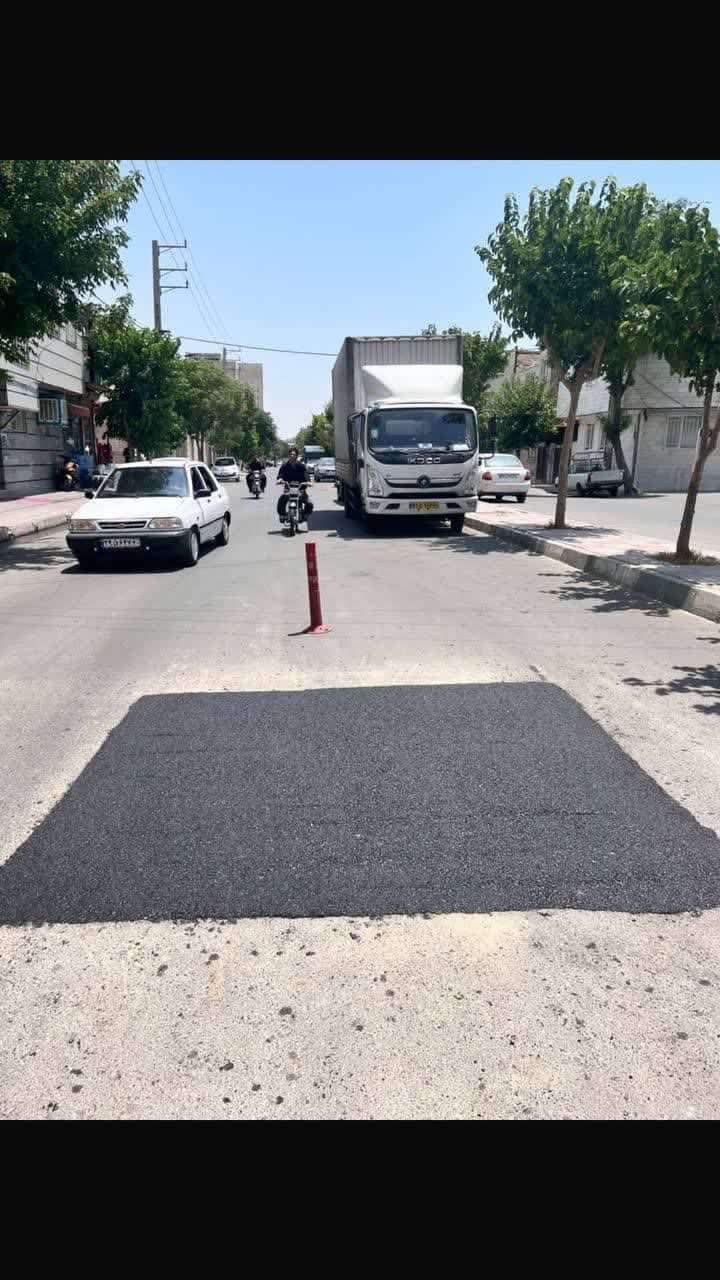🔴مرمت و بهسازی آسفالت ۱۴ معبر در منطقه ۲ شهرقدس
