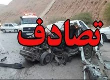 مصدومیت ۴ نفر در تصادف زنجیره‌ای ۴ خودرو در حوالی دامغان