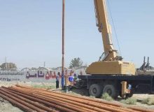 تعویض الکترو پمپ چاه شماره ۱۰ خیرآبادشهرستان ورامین