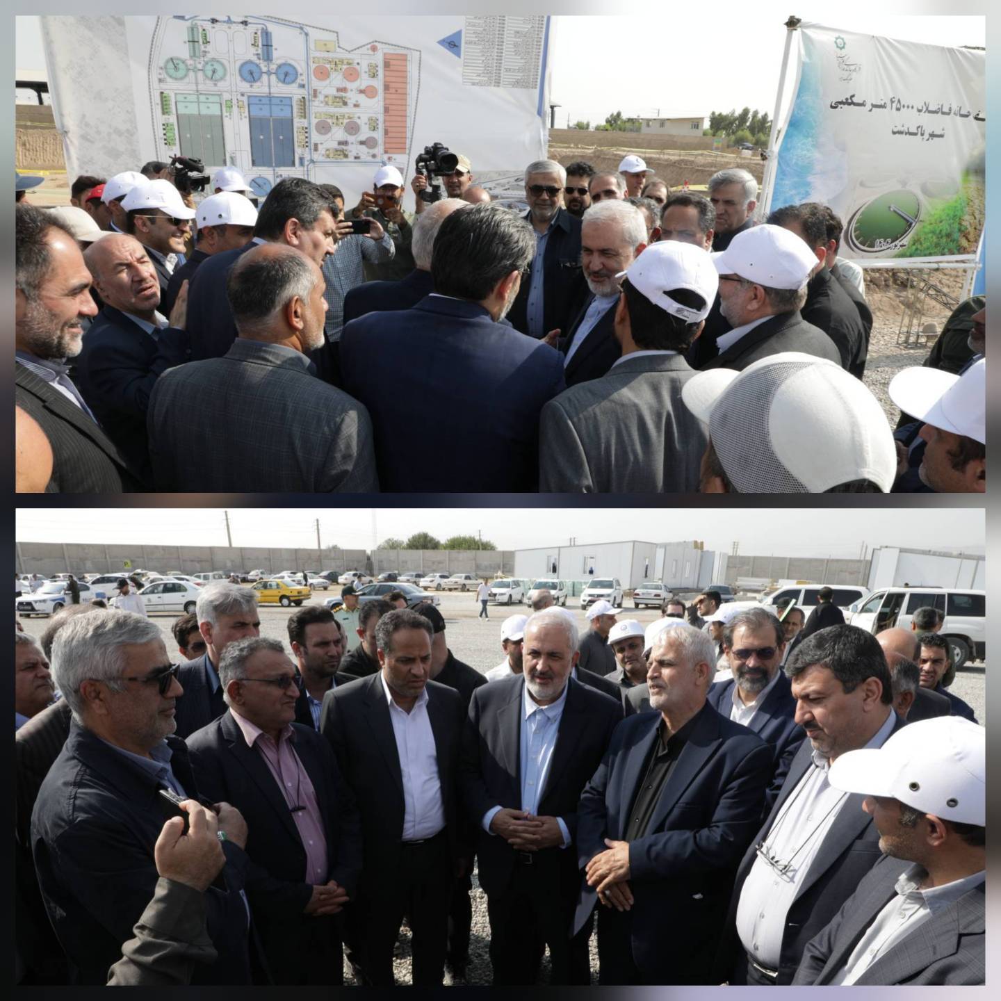 با حضور وزیر نیرو مراسم آغاز عملیات اجرایی تصفیه خانه فاضلاب شهرستان پاکدشت برگزار شد