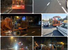 📌گام تازه شهرداری پرند برای نظم‌بخشی به معابر // خط کشی محوری معابر پرند در دست اقدام