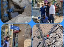 اجرای عملیات سه راه گیری در شبکه آبرسانی شهرستان ورامین
