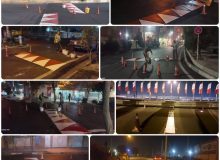 🛑نصب علائم ترافیکی و رنگ‌آمیزی سرعت‌گیر‌های شهر پرند // تلاش شهرداری پرند برای ایمن سازی معابر
