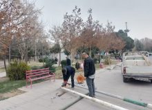 🔴 اجرای عملیات بهسازی روشنایی بوستان حضرت ولیعصر(عج)
