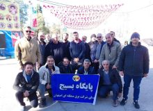 حضور بسیجیان شرکت برق منطقه ای اصفهان در مراسم سالگزد شهادت سردار سلیمانی