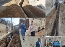 بازسازی خطوط فرسوده آبرسانی در شهرک ولیعصر باقرآباد