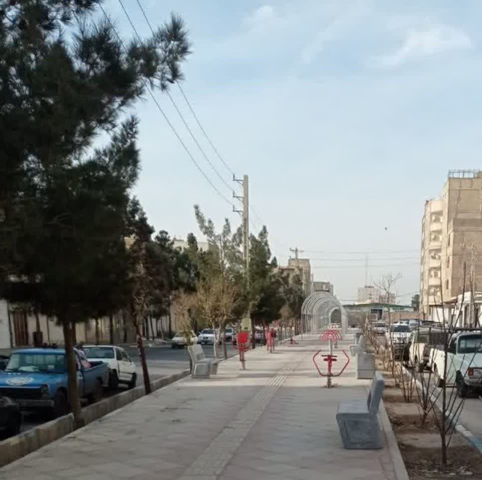 معابر نصیرشهر به گلدان و نیمکت بتنی تجهیز می شوند