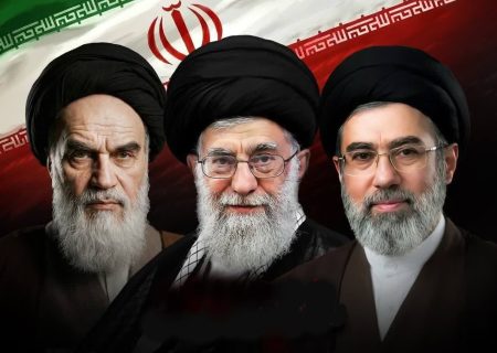 (وحدت وهمکاری ومقاومت علت پیروزی مردم ایران) .