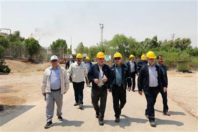 دیدار سرپرست مدیریت عملیات نفت و گاز مارون با کارکنان عملیاتی
