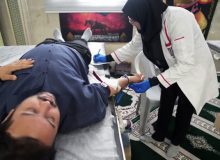 استقرار اکیپ خونگیری سازمان انتقال خون در نفت و گاز مارون