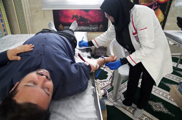استقرار اکیپ خونگیری سازمان انتقال خون در نفت و گاز مارون